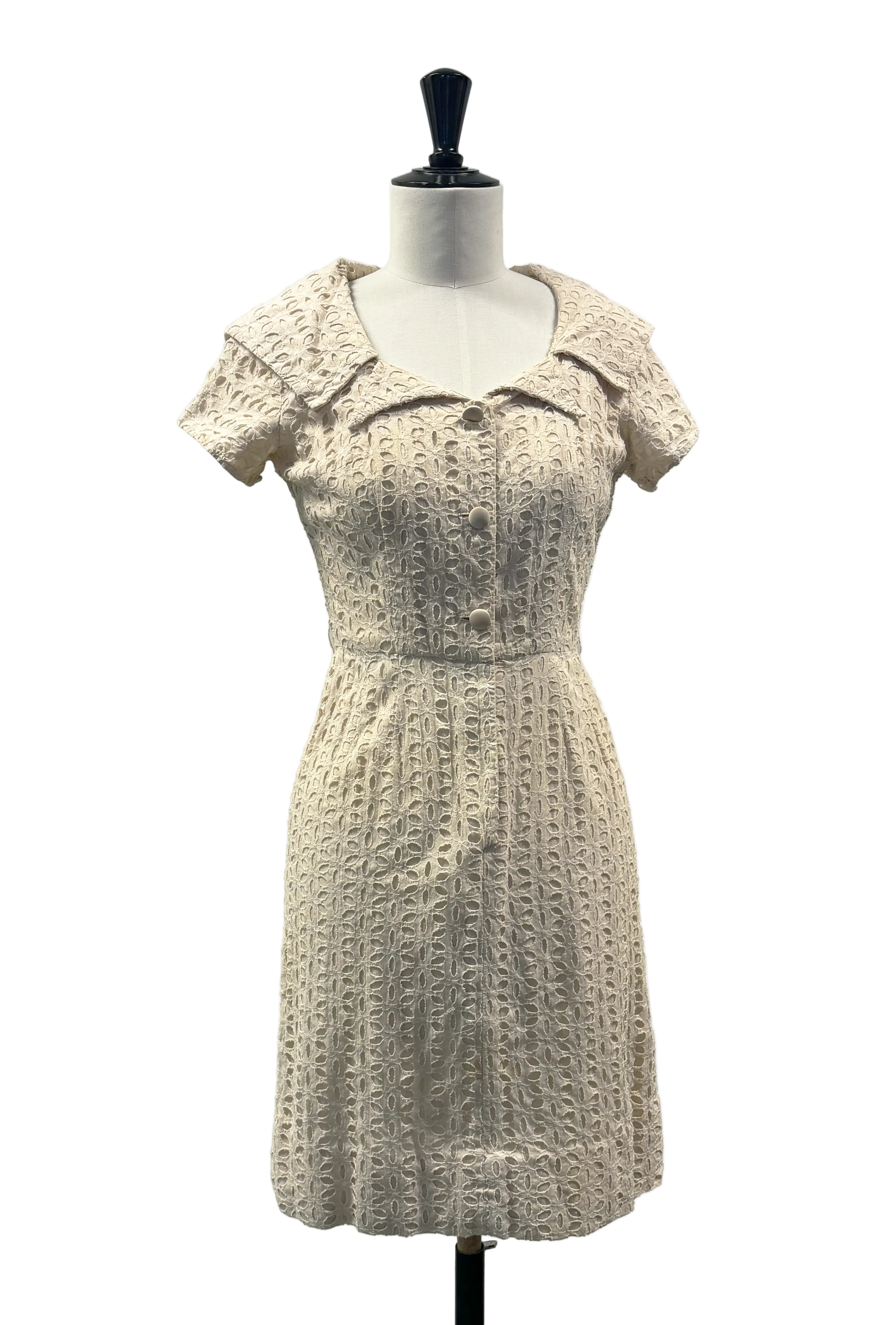 Textured Beige Dress
