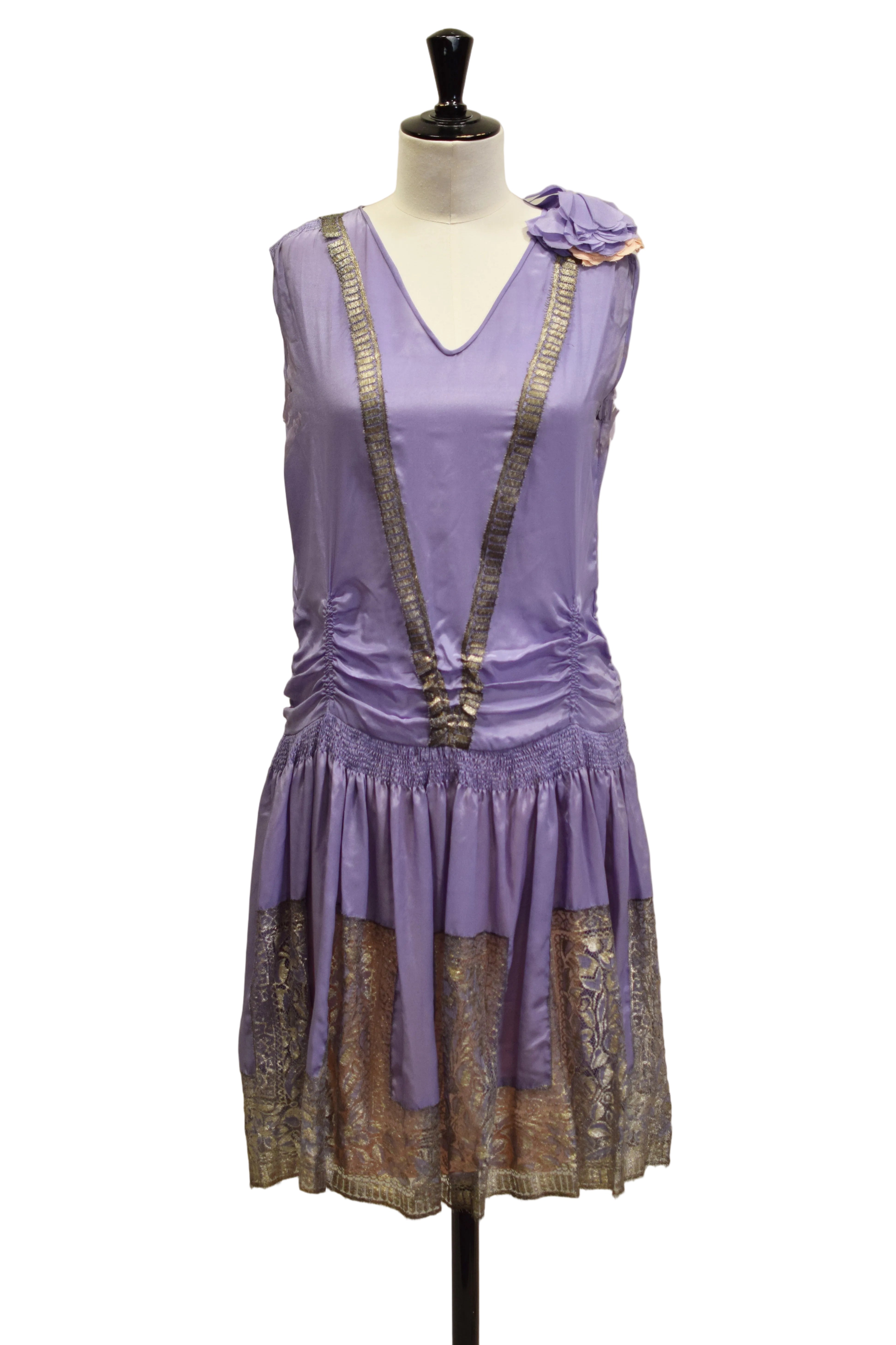 Lavender Drop Waist Dress