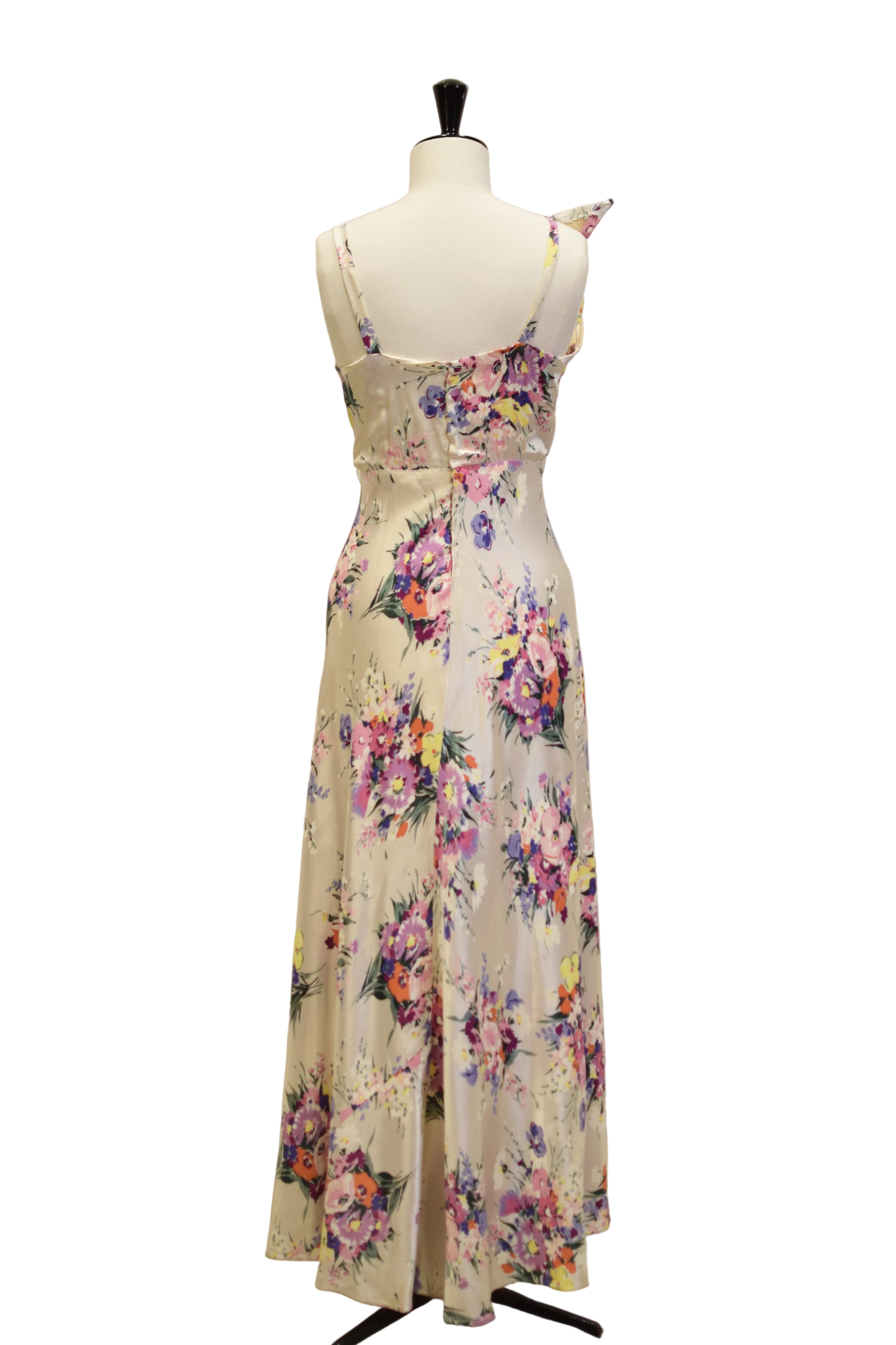 Floral Dress with Asymmetric Detail