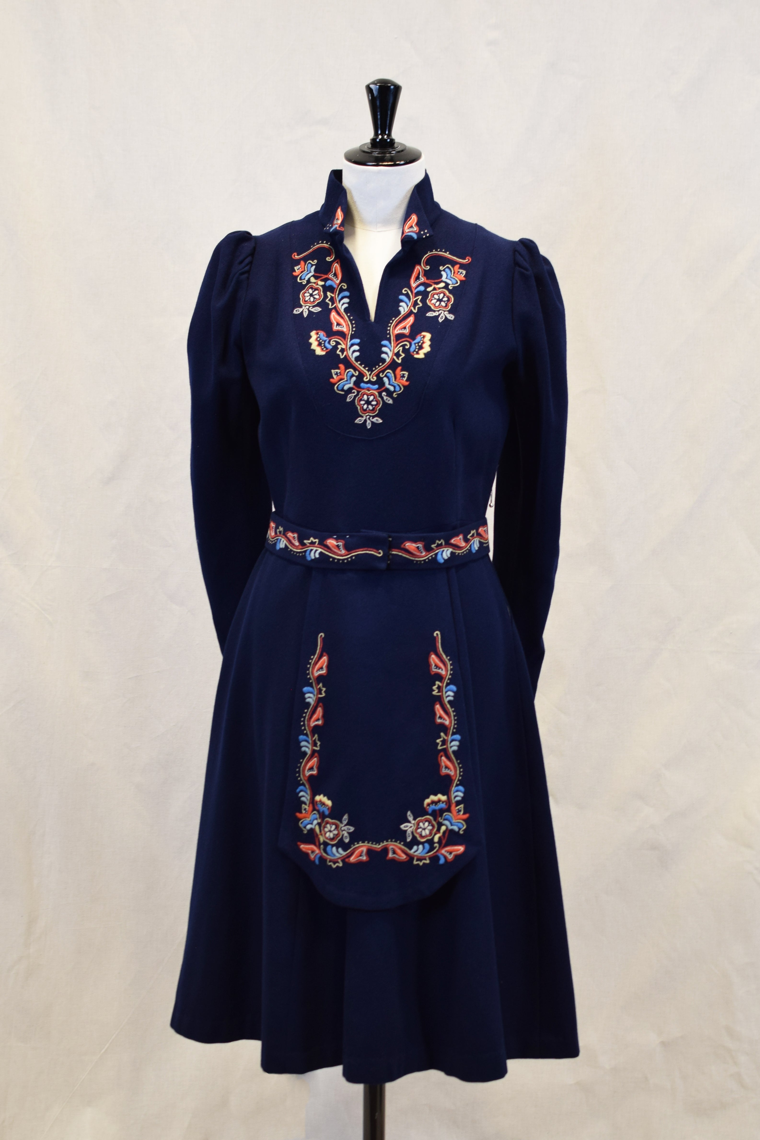 Embroidered Vintage Dress