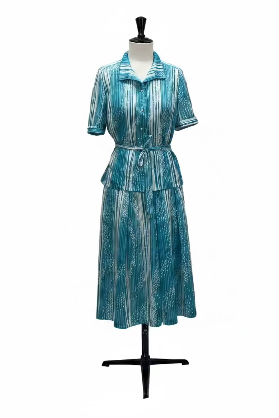 Turquoise two-piece set
