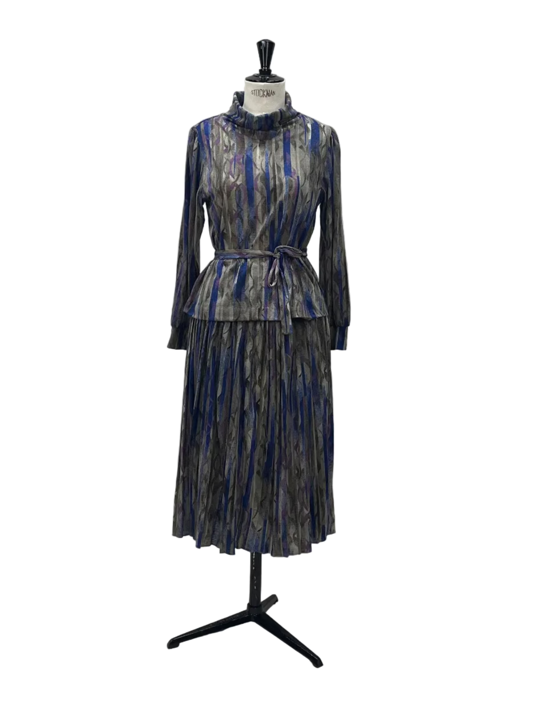 Printed Two-Piece Set with belt